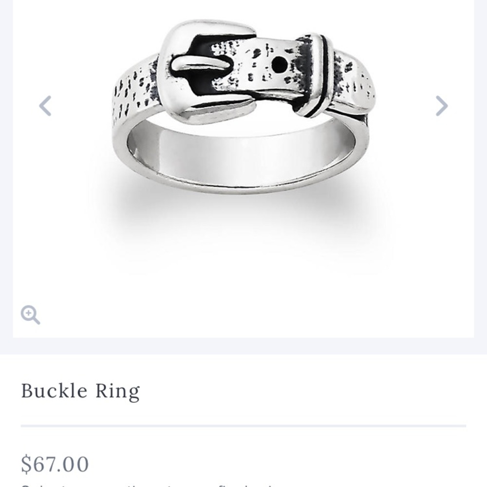 James Avery Buckle Ring